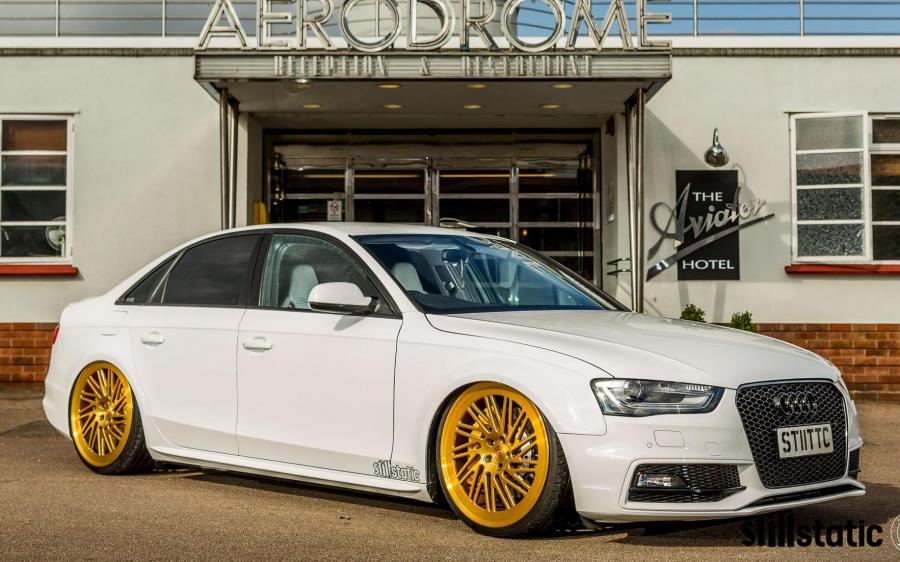 Audi A4 Sedan on Vossen Wheels (LC-105T) 2016 года